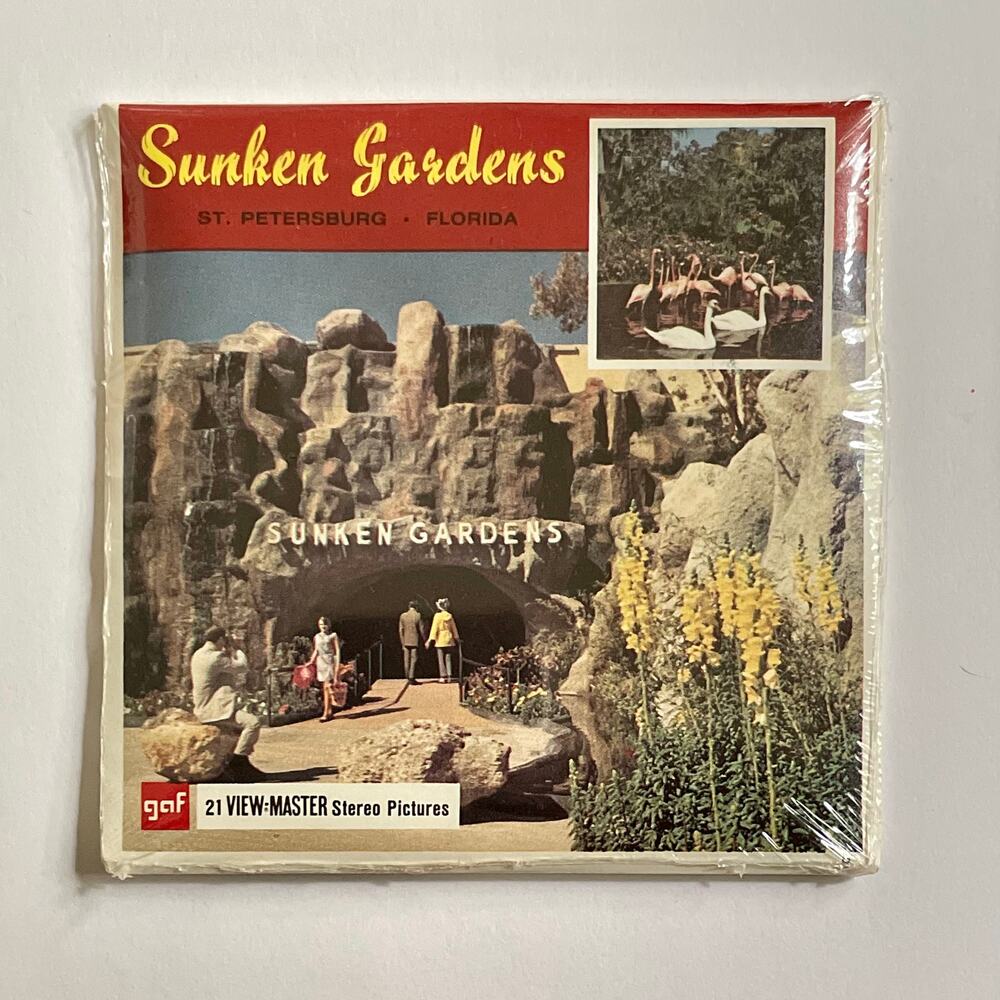 NEW SEALED View-Master 1960s Sunken Gardens (A992)